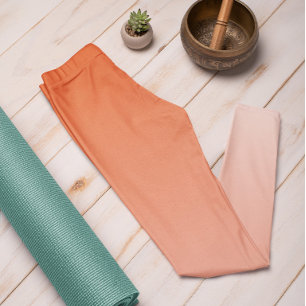 Ombre Trend Colour Flame Red - Pastel Leggings