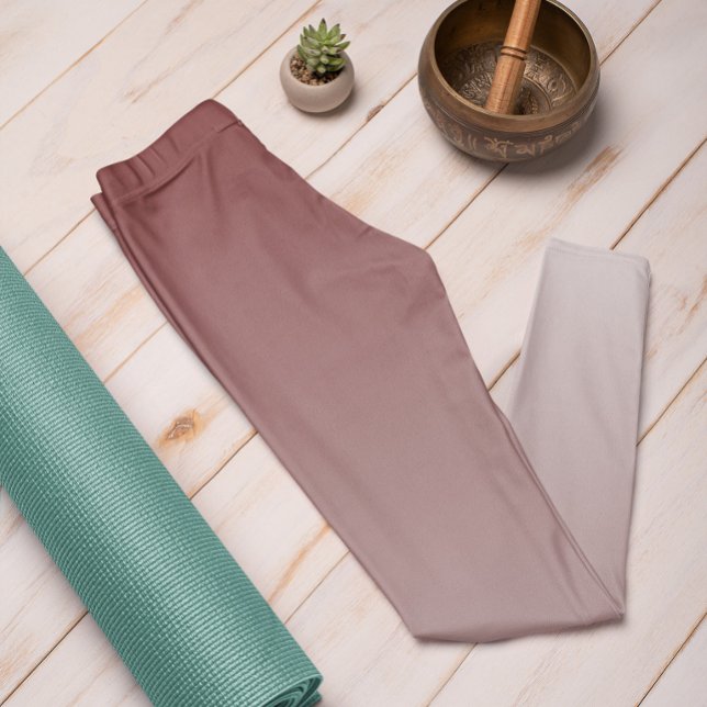 Ombre Trend Colour Mahogany Brown - Pastel Legging (Creator Uploaded)