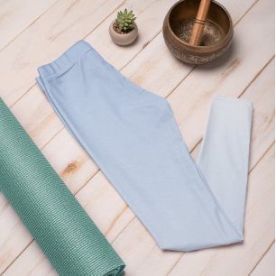 Ombre Trend Colour Powder Blue - Pastel Leggings