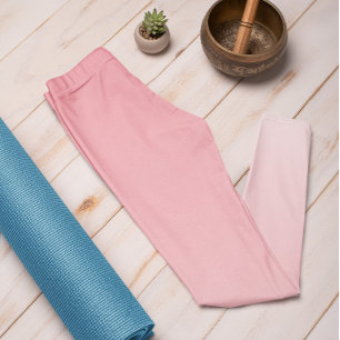 Ombre Trend Colour Watermelon Pink Pastel Leggings