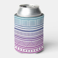 Ombre Vintage Aztec Tribal Andes Pattern