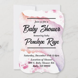 Ombre Watercolor Enclosure Card