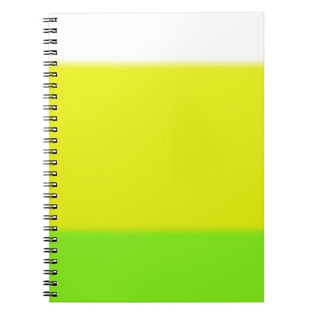 OmbreYellowGreen10000 Notebook (Front)