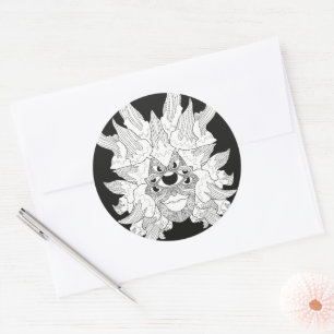 Ombriani Classic Round Sticker