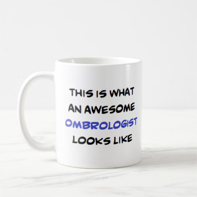 ombrologist, awesome coffee mug (Left)