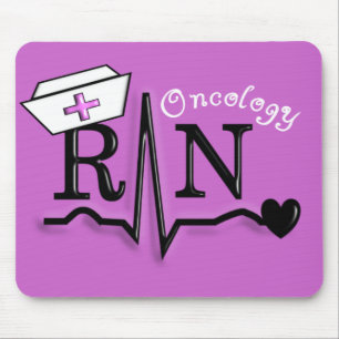 Omcology Nurse  RN Gifts QRS Design Mouse Pad