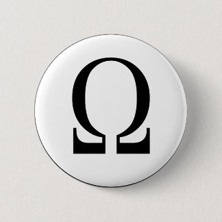 Omega 6 Cm Round Badge