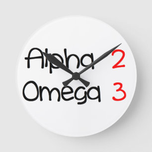 Omega alpha round clock