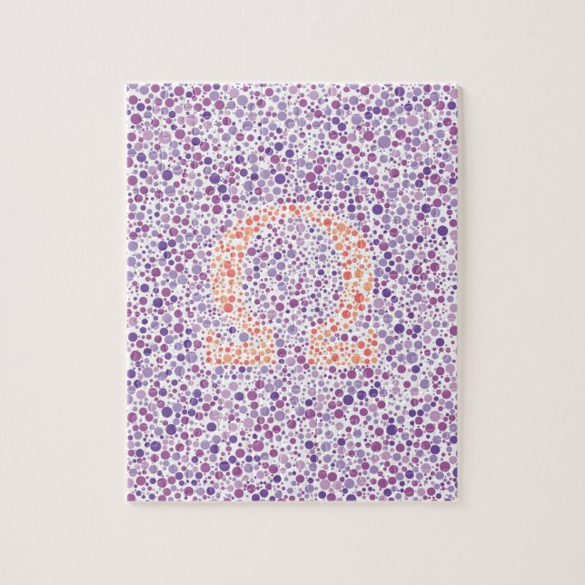 Omega Eye Test Jigsaw Jigsaw Puzzle (Vertical)