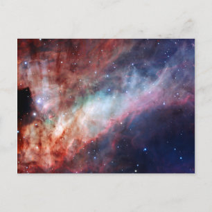 Omega Nebula Space Astronomy Postcard