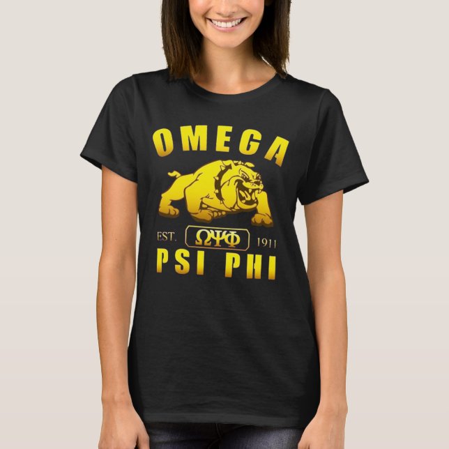 Omega Psi Phi Omegawood 1911 T-Shirt (Front)