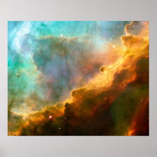 Omega Swan Nebula, M17 Poster
