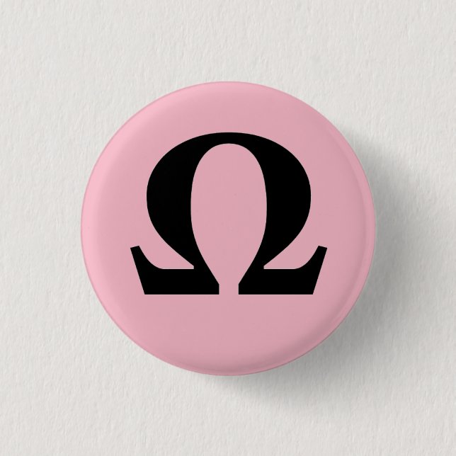 Omega, Symbol of Resistance Small Button (Front)