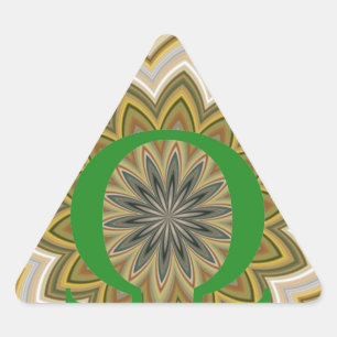 Omega Triangle Sticker