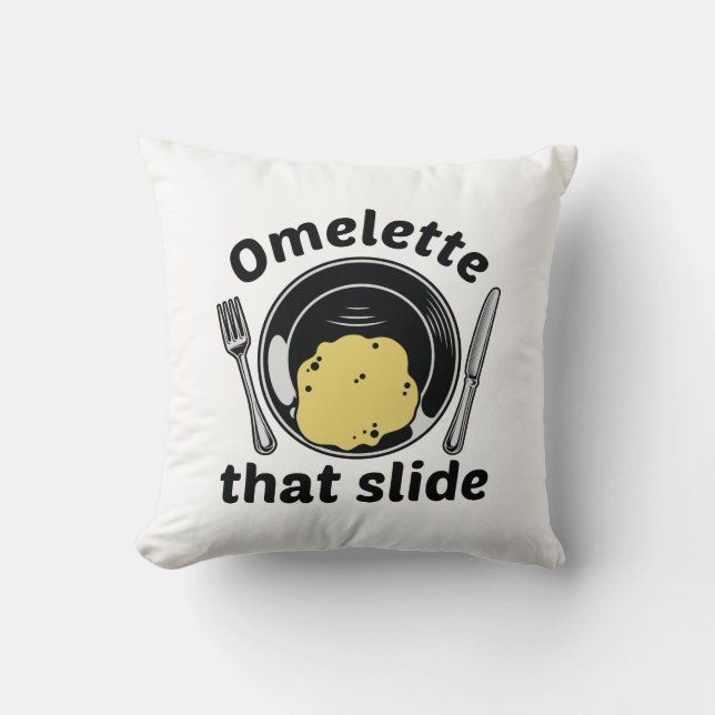 Omelette That Slide Cushion (Front)