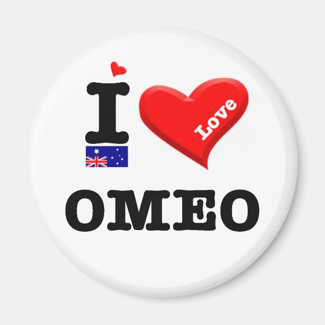 OMEO - I Love Magnet (Front)