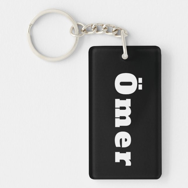 Ömer Key Ring (Front)