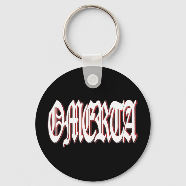 OMERTA Keychain (Front)