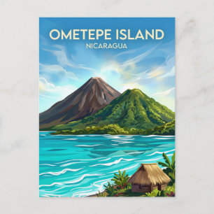 Ometepe Island Nicaragua Postcard