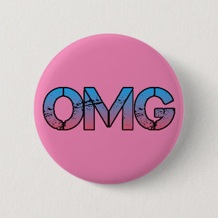 OMG 6 CM ROUND BADGE