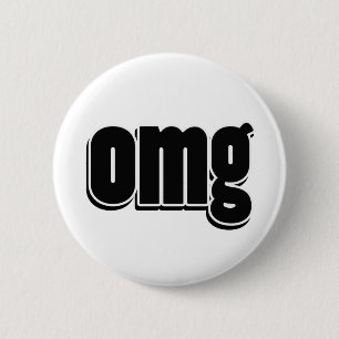 OMG 6 CM ROUND BADGE