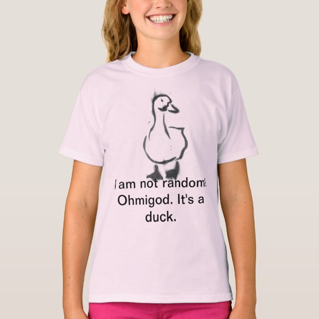 OMG a duck! T-Shirt (Front)