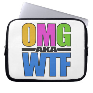 OMG aka WTF custom laptop sleeve
