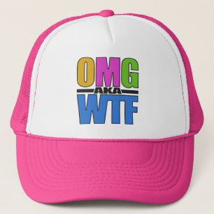 OMG aka WTF hat - choose colour