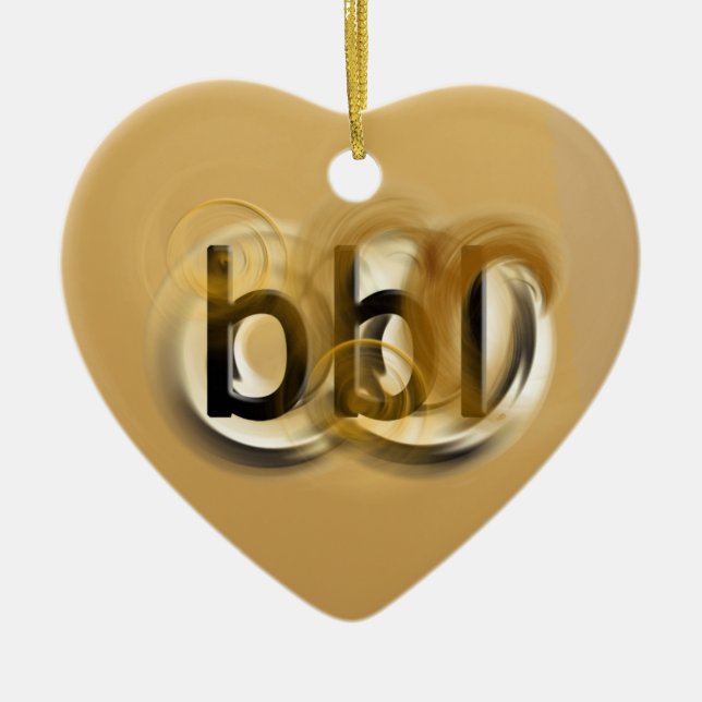 OMG! bbl Ceramic Tree Decoration (Front)