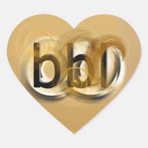 OMG! bbl Heart Sticker