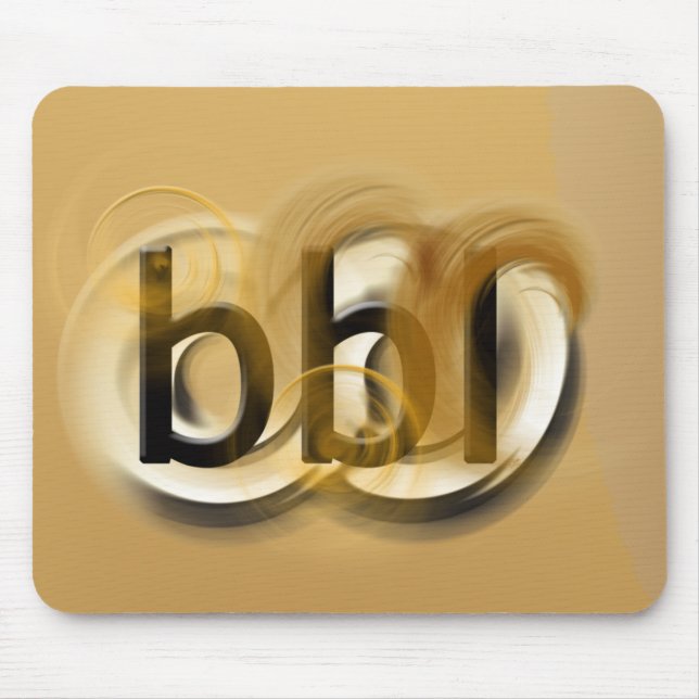 OMG! bbl Mouse Pad (Front)
