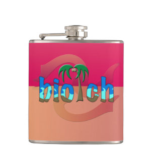 OMG! biotch Hip Flask