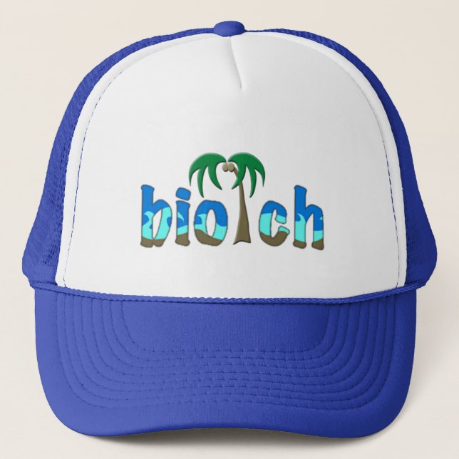 OMG! biotch Trucker Hat (Front)