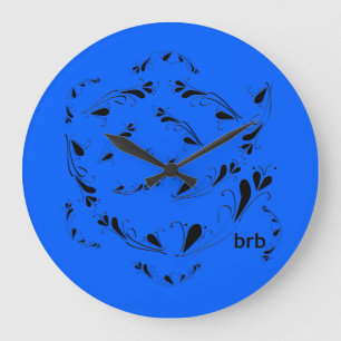 OMG! brb Large Clock