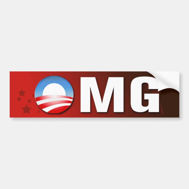 OMG Bumper Sticker (Front)