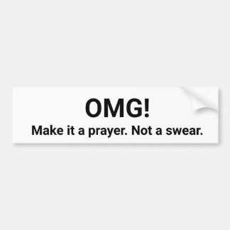 OMG! Bumper sticker. Bumper Sticker