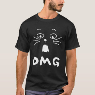 OMG Cat Graphics Fun Feline Designs T-Shirt