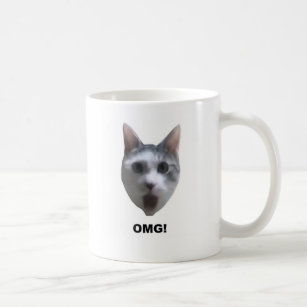 OMG CAT! (what has he seen?) Coffee Mug