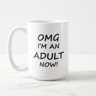 OMG, Coffee Mug, Mug, OMG Mug, 18th Birthday Mug