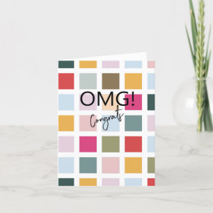 OMG! Congrats! Greeting Card