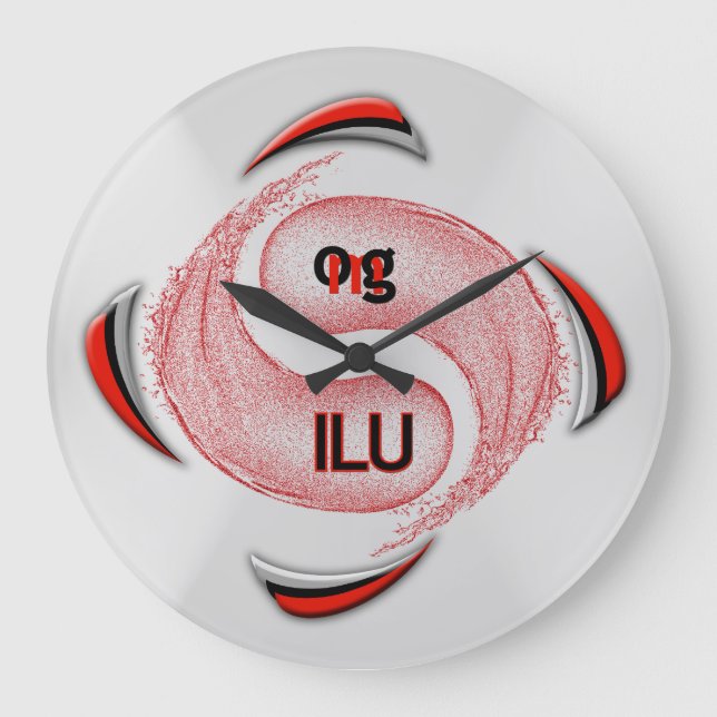 OMG! ilu Large Clock (Front)