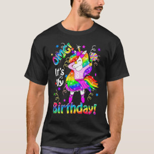 OMG It's My 8th Birthday Girls Unicorn  8 Years Ol T-Shirt