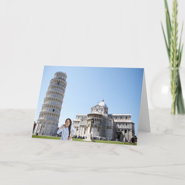 OMG it's really leaning Card (Front)