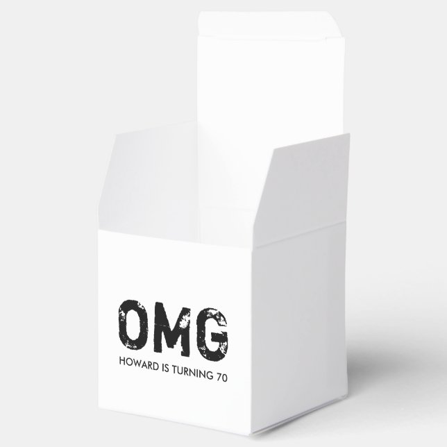 OMG It's Your Birthday Treat Box - Black (Opened)