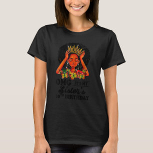 Omg Itu2019s My Sister 10th Birthday Girl Afro Afr T-Shirt