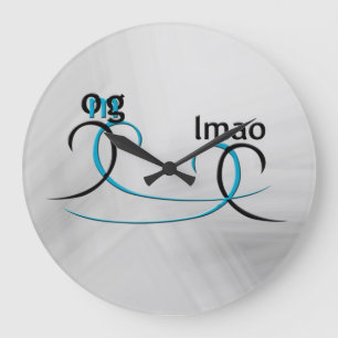 OMG! lmao Large Clock
