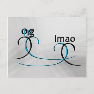 OMG! lmao Postcard