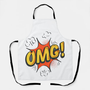 OMG logo Apron