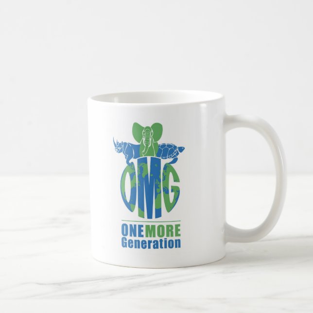 OMG logo colour, Save the MountainGorilla Coffee Mug (Right)