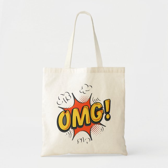 OMG logo Tote Bag (Front)